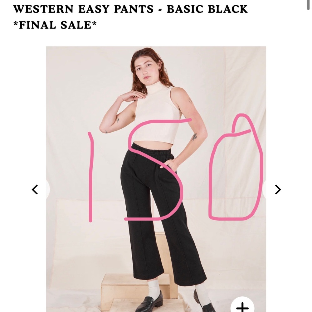 ISO Big Bud Press black western easy pants size L